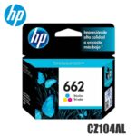 Tinta HP 662 original CZ104AL Tricolor
