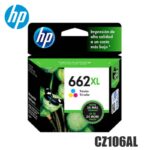 Tinta HP 662XL original CZ106AL Tricolor
