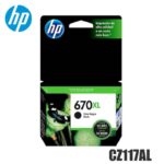 Tinta HP 670XL original CZ117AL Black