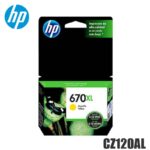 Tinta HP 670XL original CZ120AL Yellow