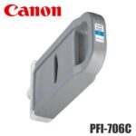 Cartucho de Tinta Canon PFI-706C Cyan