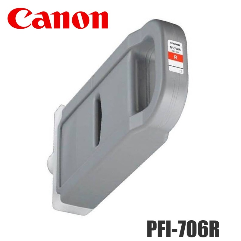 Cartucho de Tinta Canon PFI-706R Rojo