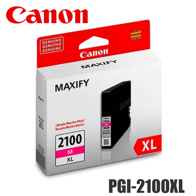 Cartucho de Tinta Canon PGI-2100XL alta capacidad Magenta