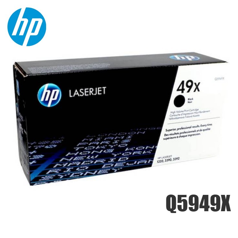 Tóner HP 49X original Q5949X alto rendimiento