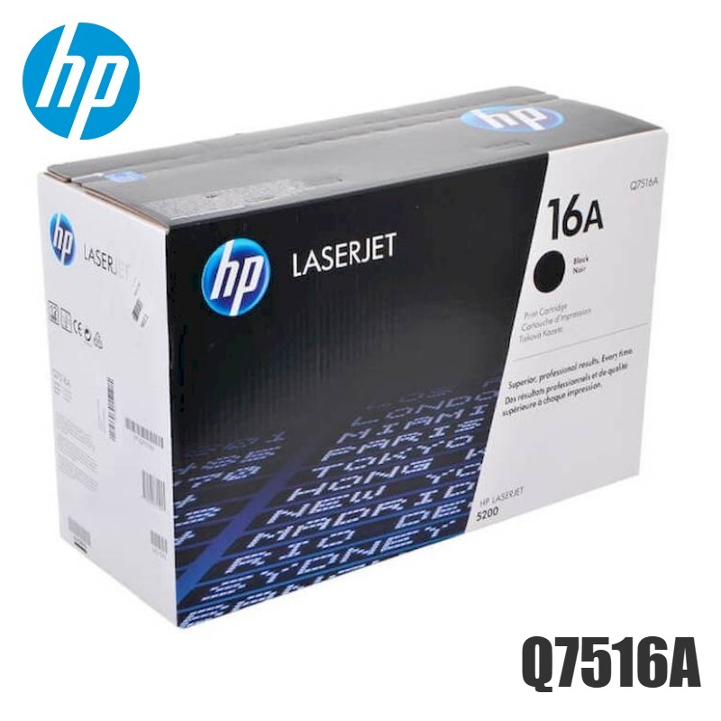Tóner HP 16A negro Q7516A original