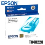 Tinta Epson T048220 original T0482 Cian