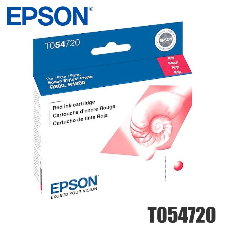 Tinta Epson T054720 original T0547 Red