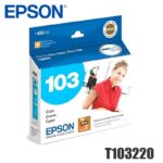 Tinta Epson T103220 original T1032 Cian