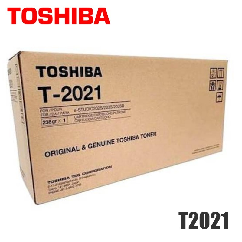 Tóner Toshiba T2021 original Negro