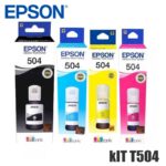 Tinta Epson T504 original Kit completo