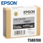 Cartucho de tinta Epson T580700 Light Black