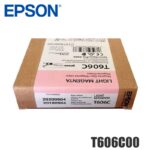 Tinta Epson T606C00 original T606C Light Magenta