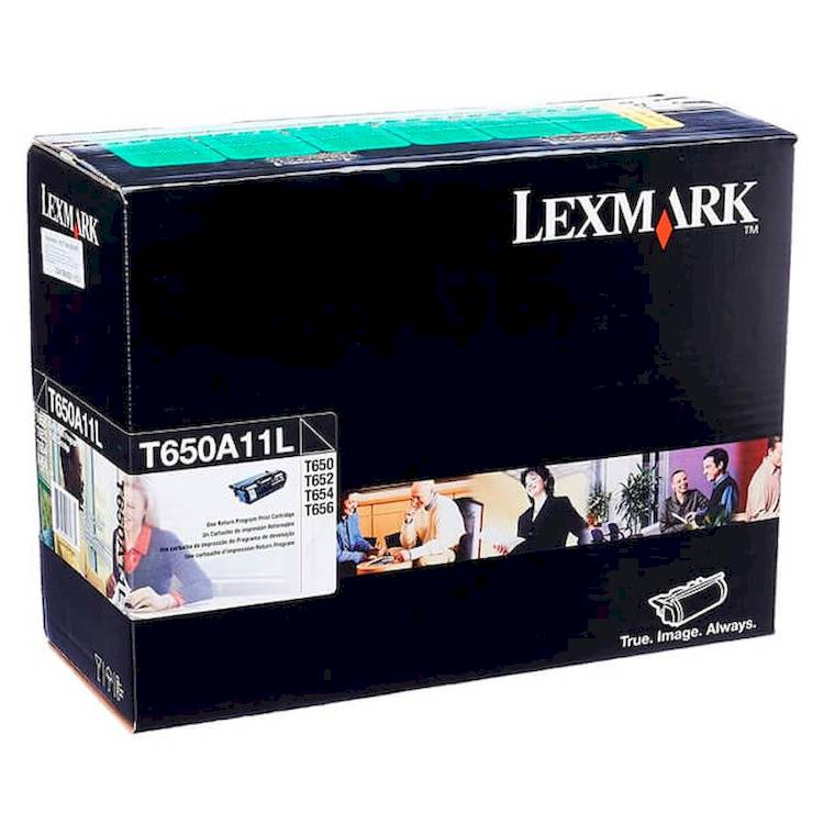 Tóner Lexmark T650A11L original Negro