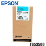 Tinta Epson T653500 original T6535 Light Cian