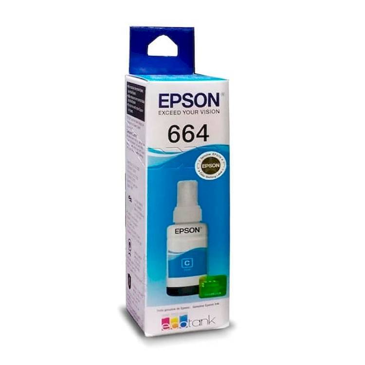 Tinta Epson T664220 original Cyan