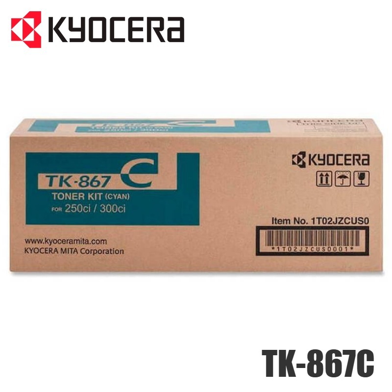 Tóner Kyocera TK-867C original Cian