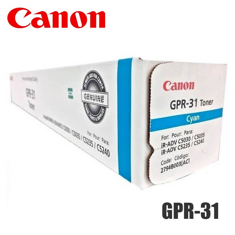 Toner Canon GPR-31 original Cyan