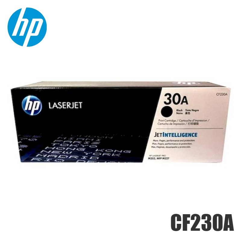 Tóner HP 30A original CF230A negro