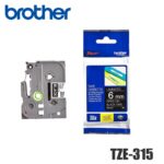 Cinta Brother TZE-315 Blanco sobre Negro
