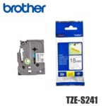 Cinta Brother TZE-S241 Negro sobre Blanco