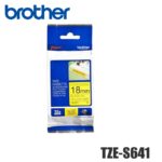Cinta Brother TZE-S641 Negro sobre Yellow