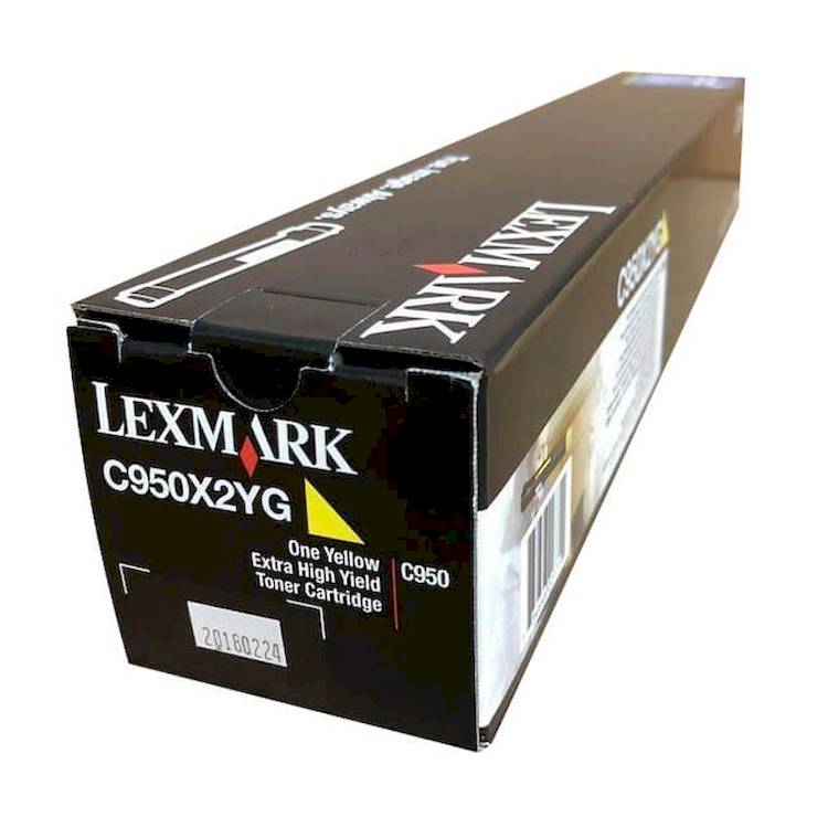 Tóner Lexmark X950X2YG original Yellow